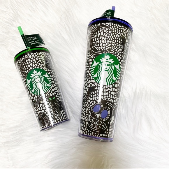 Starbucks Halloween Glow in the Dark Tumbler Set - Picture 1 of 8